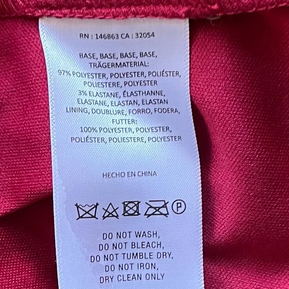 Mare Mare X Anthropologie Anne Lined Dark Red Tiered Ruffled Dress - M - EUC - Picture 6 of 8